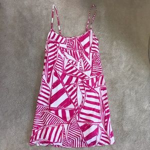 Lily Pulitzer Dalphine dress in yacht seas pink